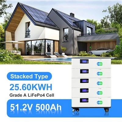 Слънчева 51.2V 500Ah 25.6kwh Жилищна батерия за съхранение